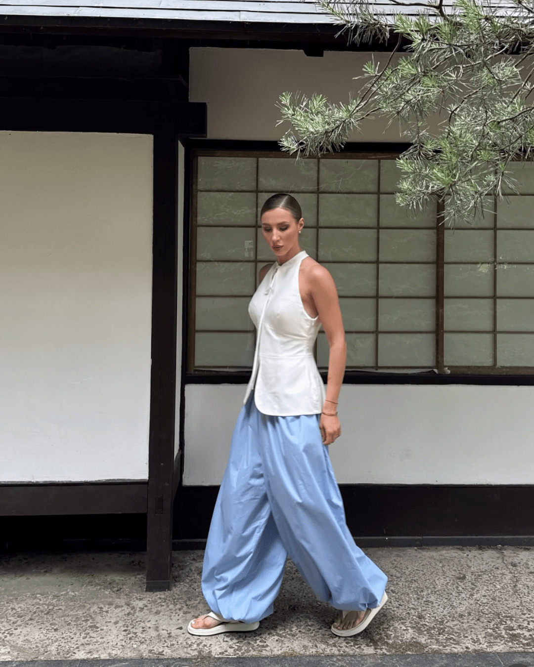 Pantalon Kerry ballon taille haute