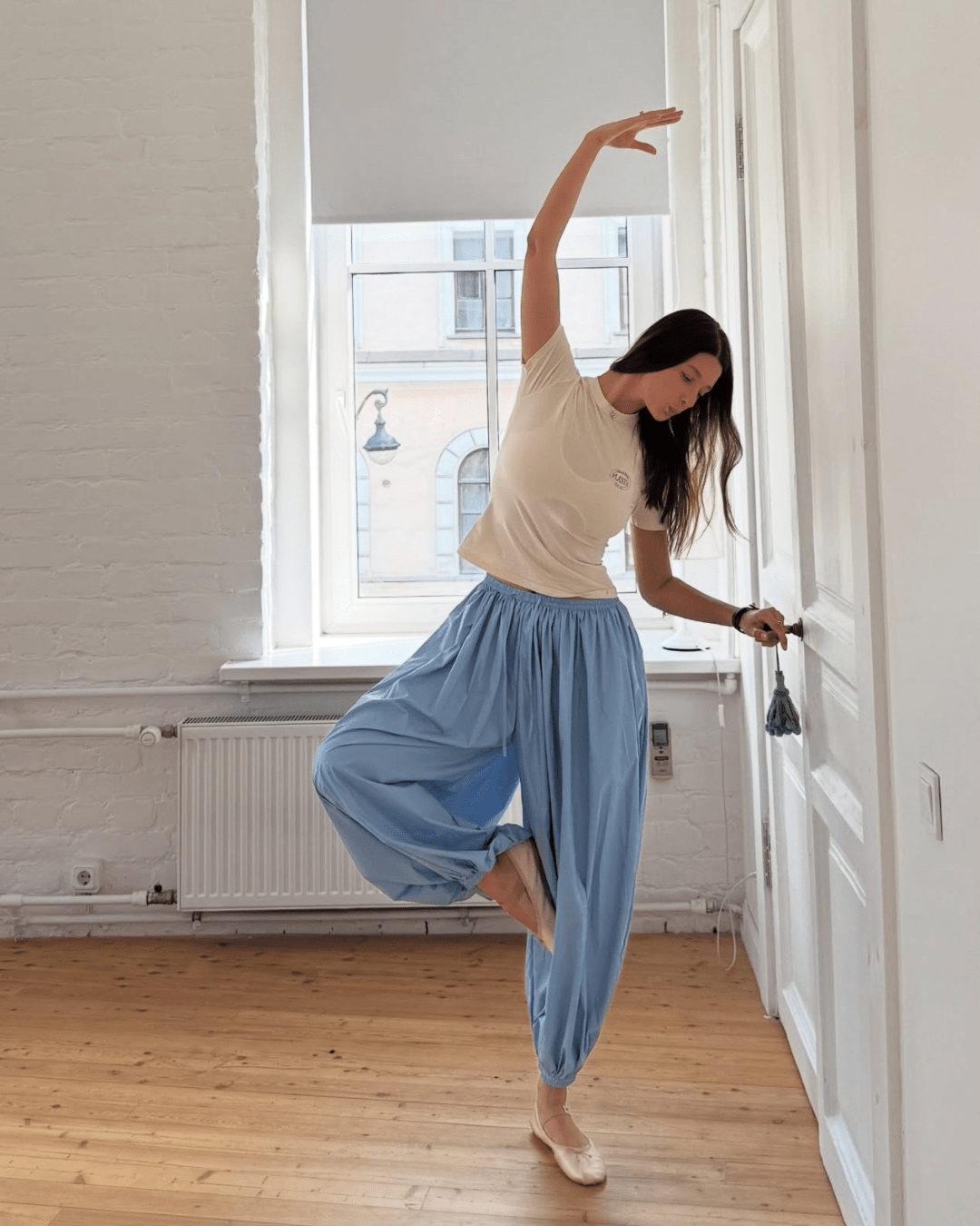 Pantalon Kerry ballon taille haute