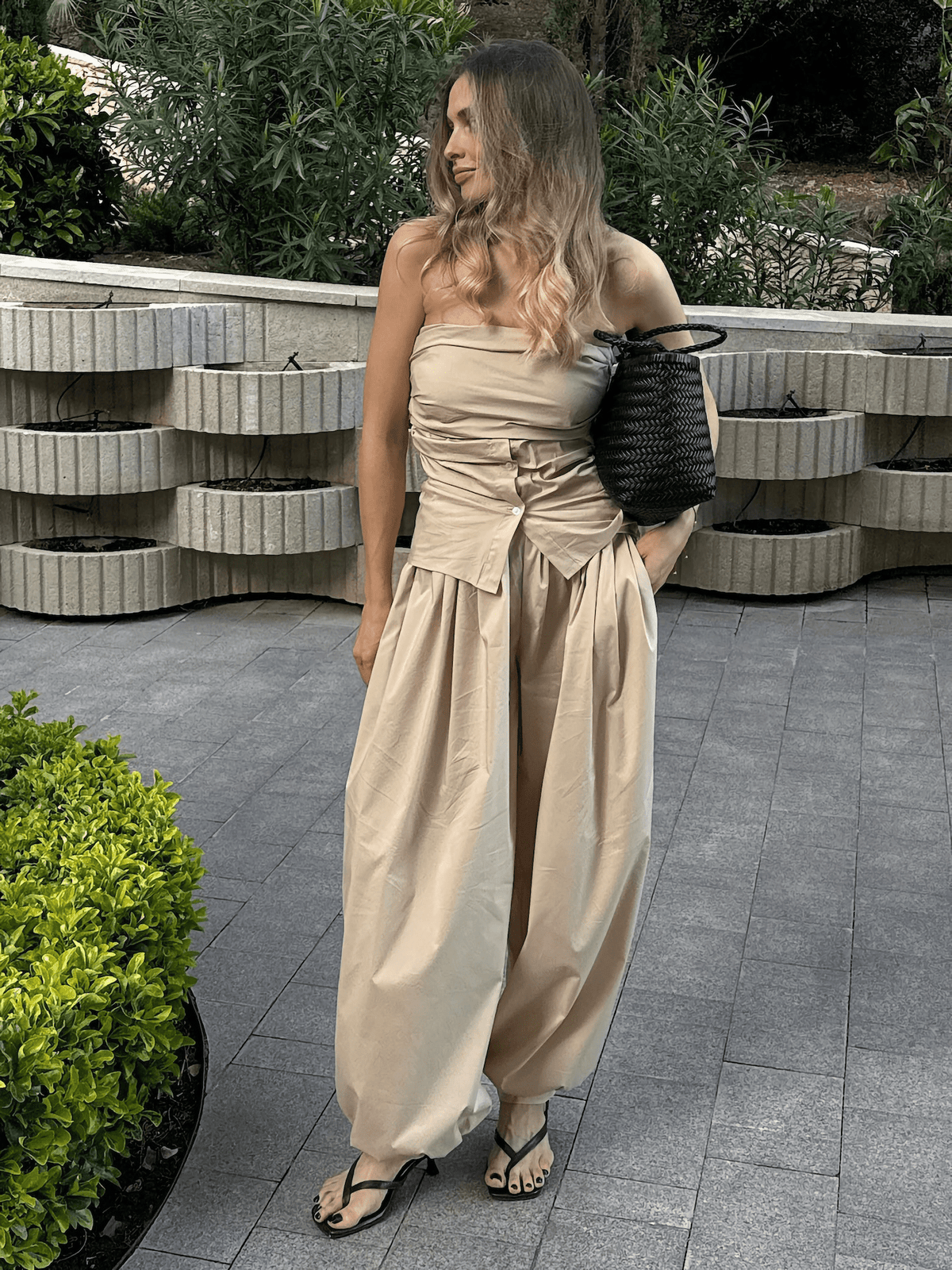 Pantalon Kerry ballon taille haute