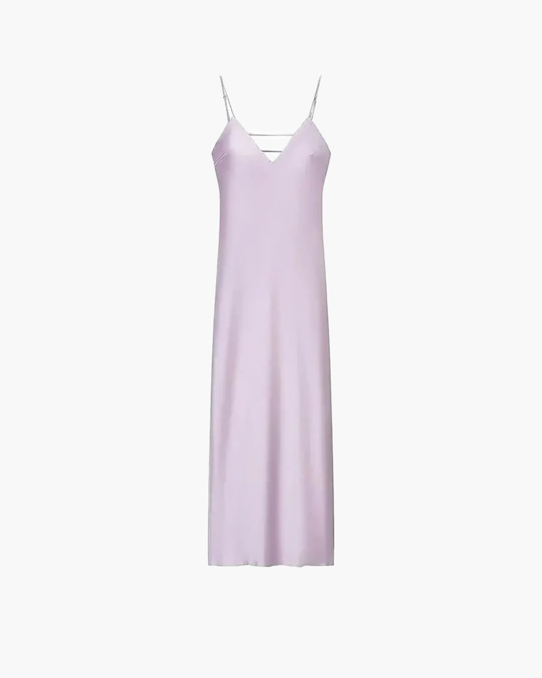 Robe longue Kirra dos nu en satin