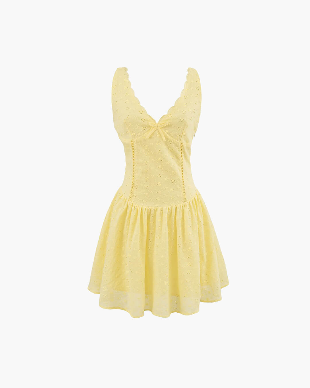 Mini-robe Kirsten à encolure plongeante