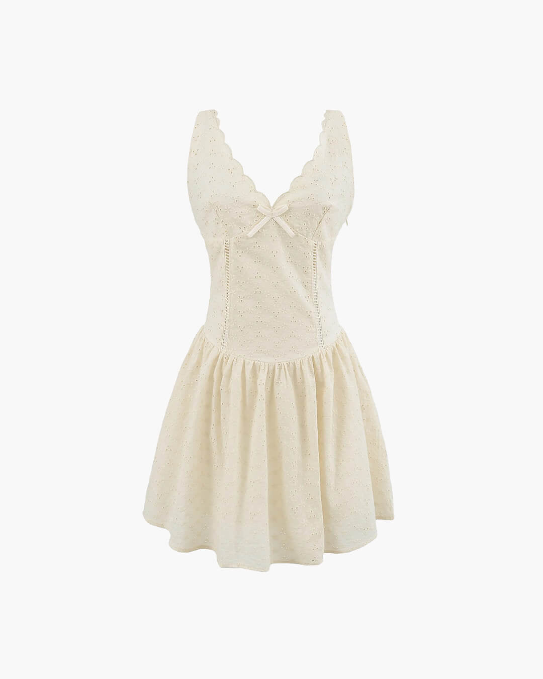 Mini-robe Kirsten à encolure plongeante