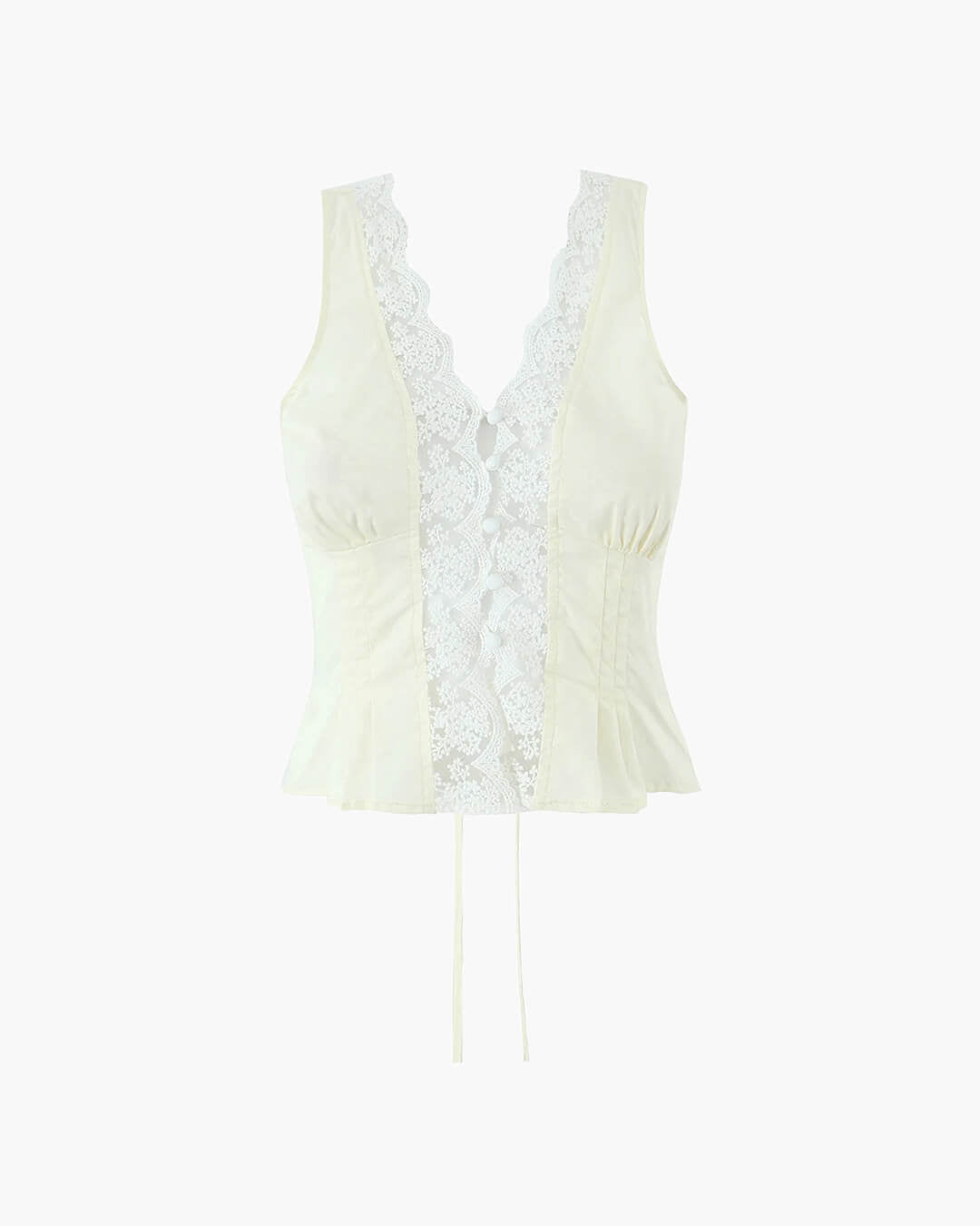 Ensemble jupe courte à bordure en dentelle Klarissa