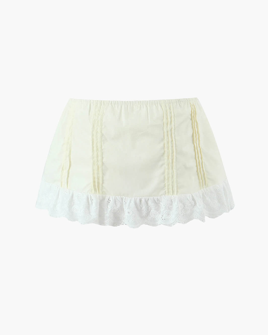 Ensemble jupe courte à bordure en dentelle Klarissa