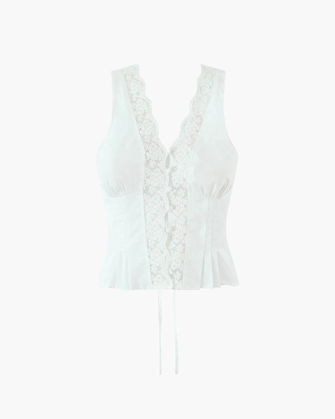 Ensemble jupe courte à bordure en dentelle Klarissa
