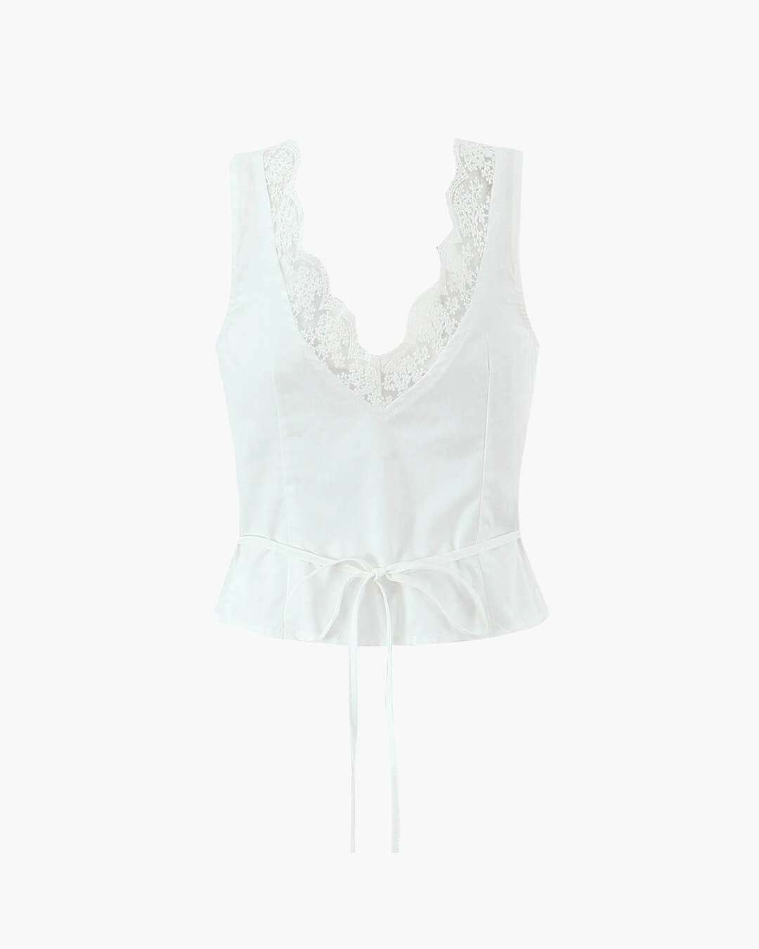 Ensemble jupe courte à bordure en dentelle Klarissa