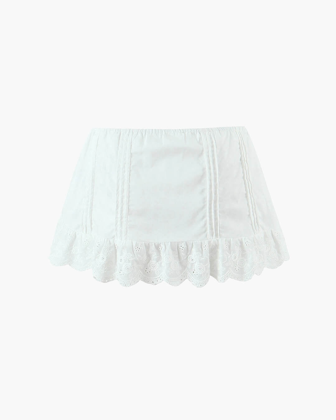 Ensemble jupe courte à bordure en dentelle Klarissa
