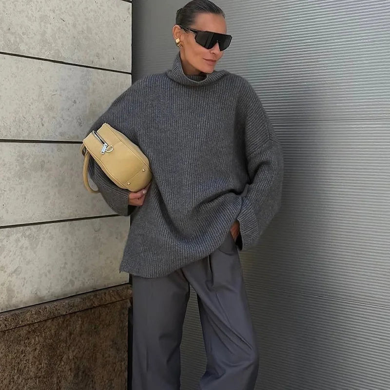 Robe oversize en maille Hedda