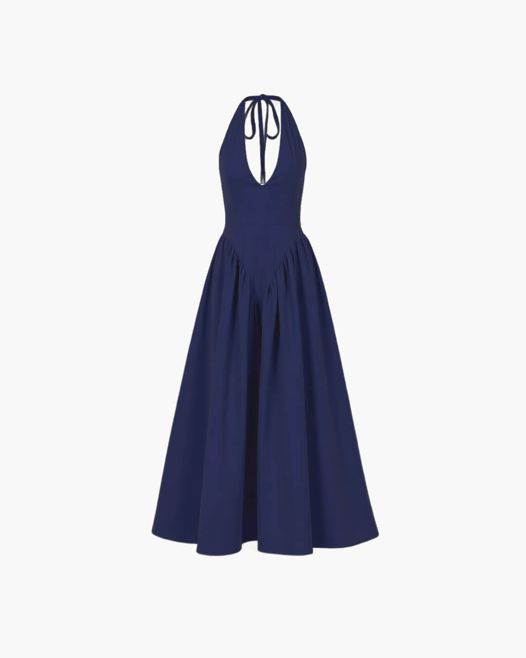 Robe longue à décolleté plongeant Kristy
