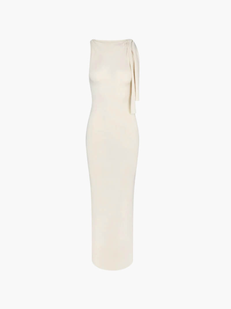 Robe longue nouée Kylie