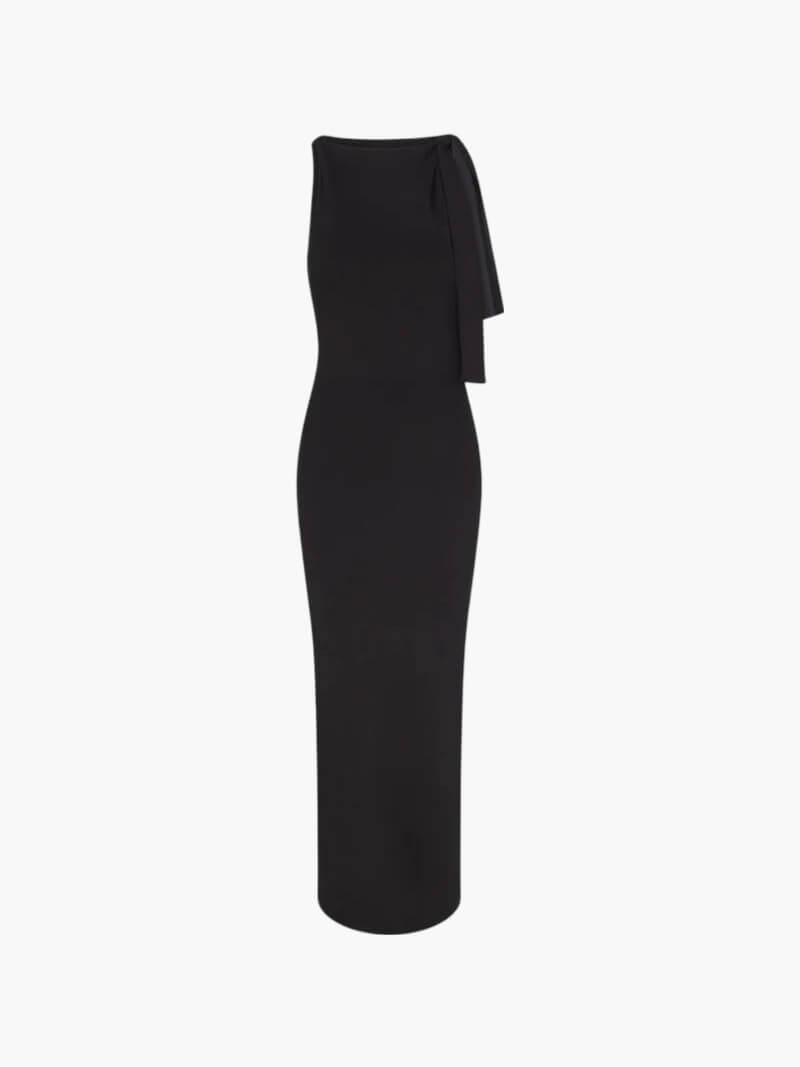 Robe longue nouée Kylie