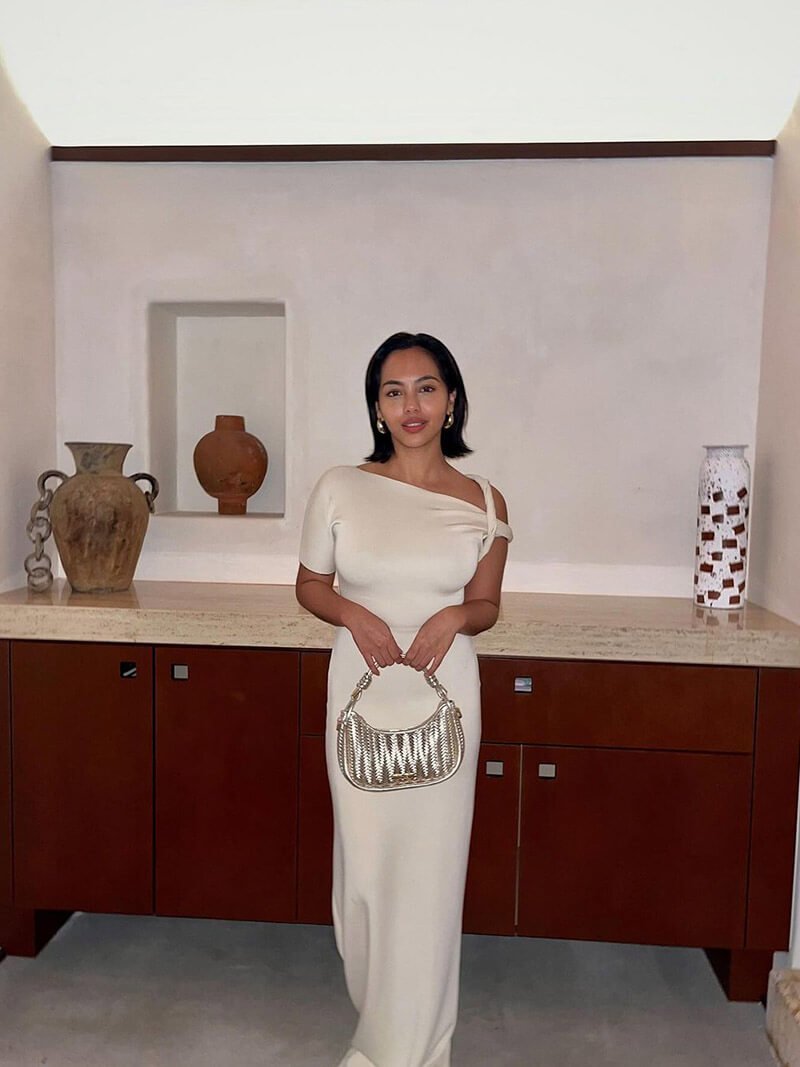 Robe longue torsadée Kylie