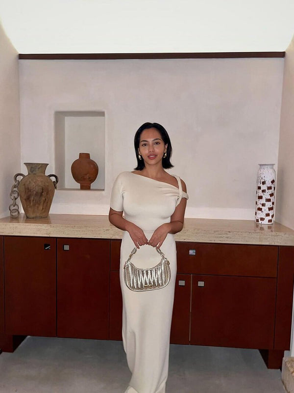 Robe longue torsadée Kylie