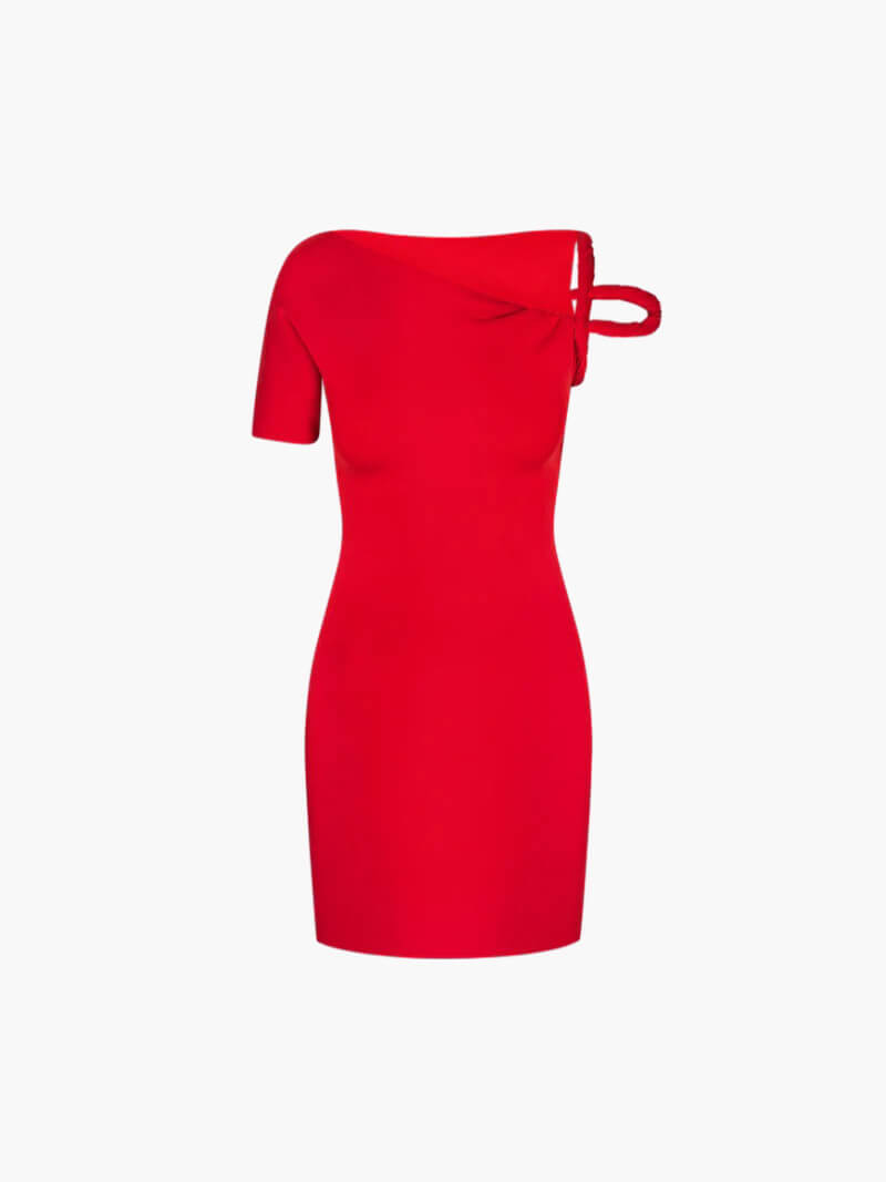 Robe courte torsadée Kylie