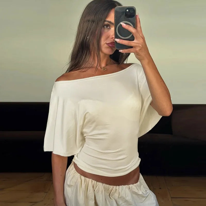 Top en dentelle dos nu à nouer