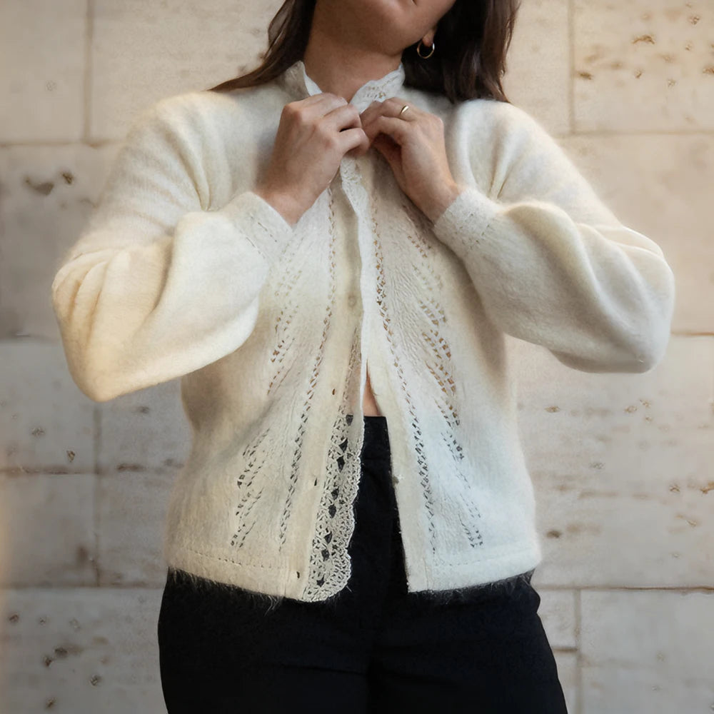 Gilet en dentelle ajouré