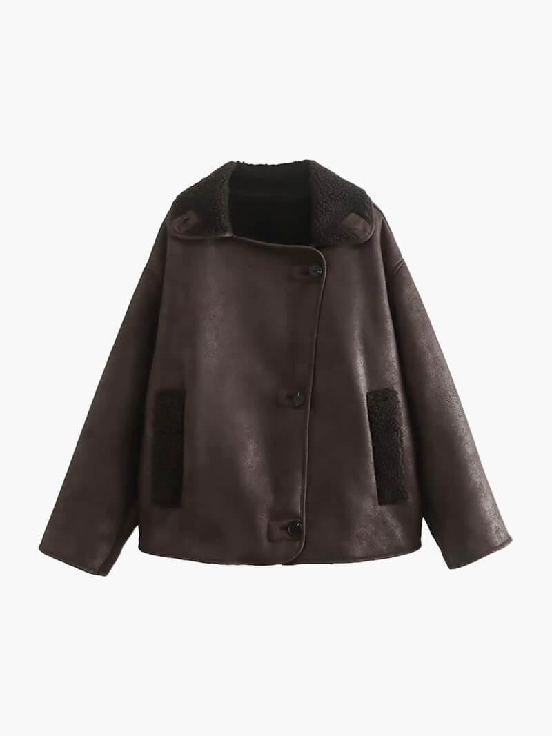 Veste en similicuir Laila