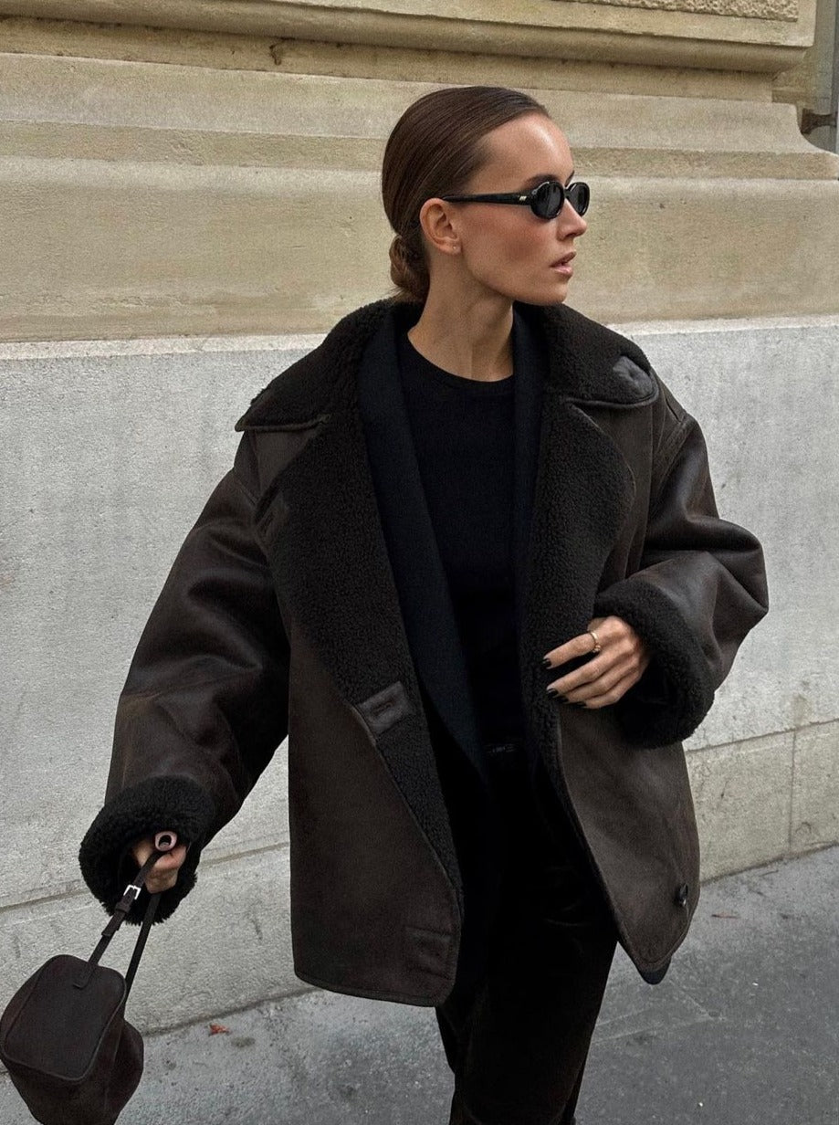Veste en similicuir Laila