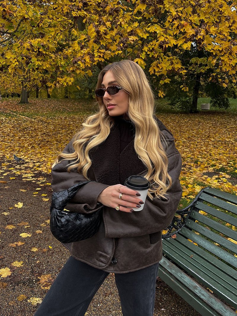 Veste en similicuir Laila