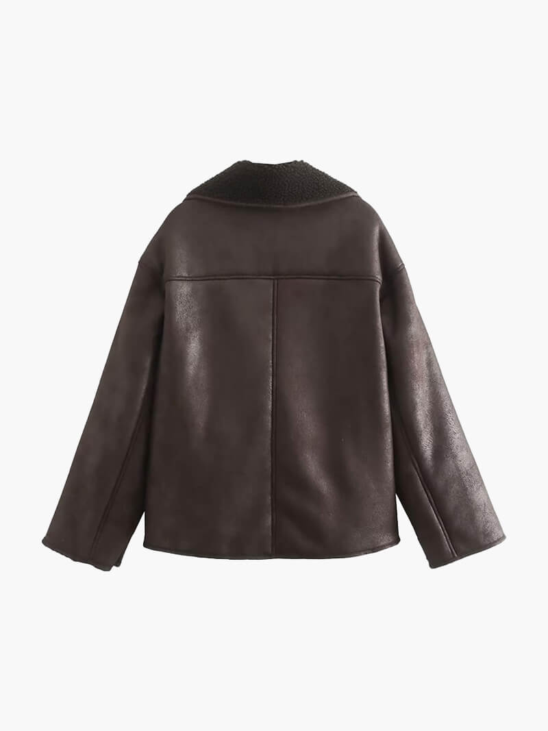 Veste en similicuir Laila