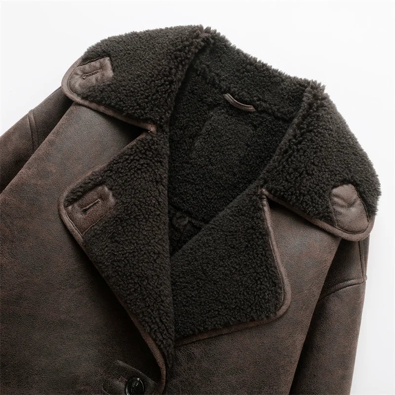 Veste en similicuir Laila