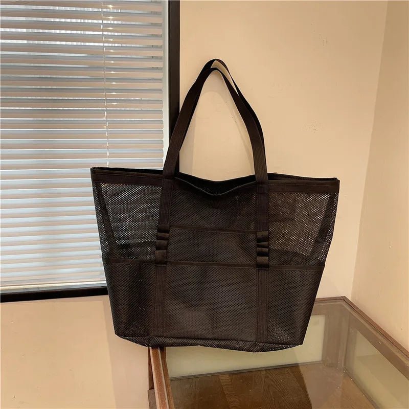 Grand sac cabas de plage en toile Layla