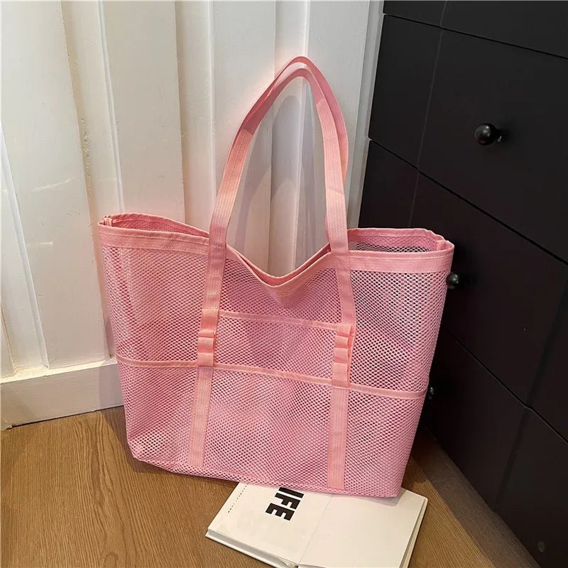 Grand sac cabas de plage en toile Layla