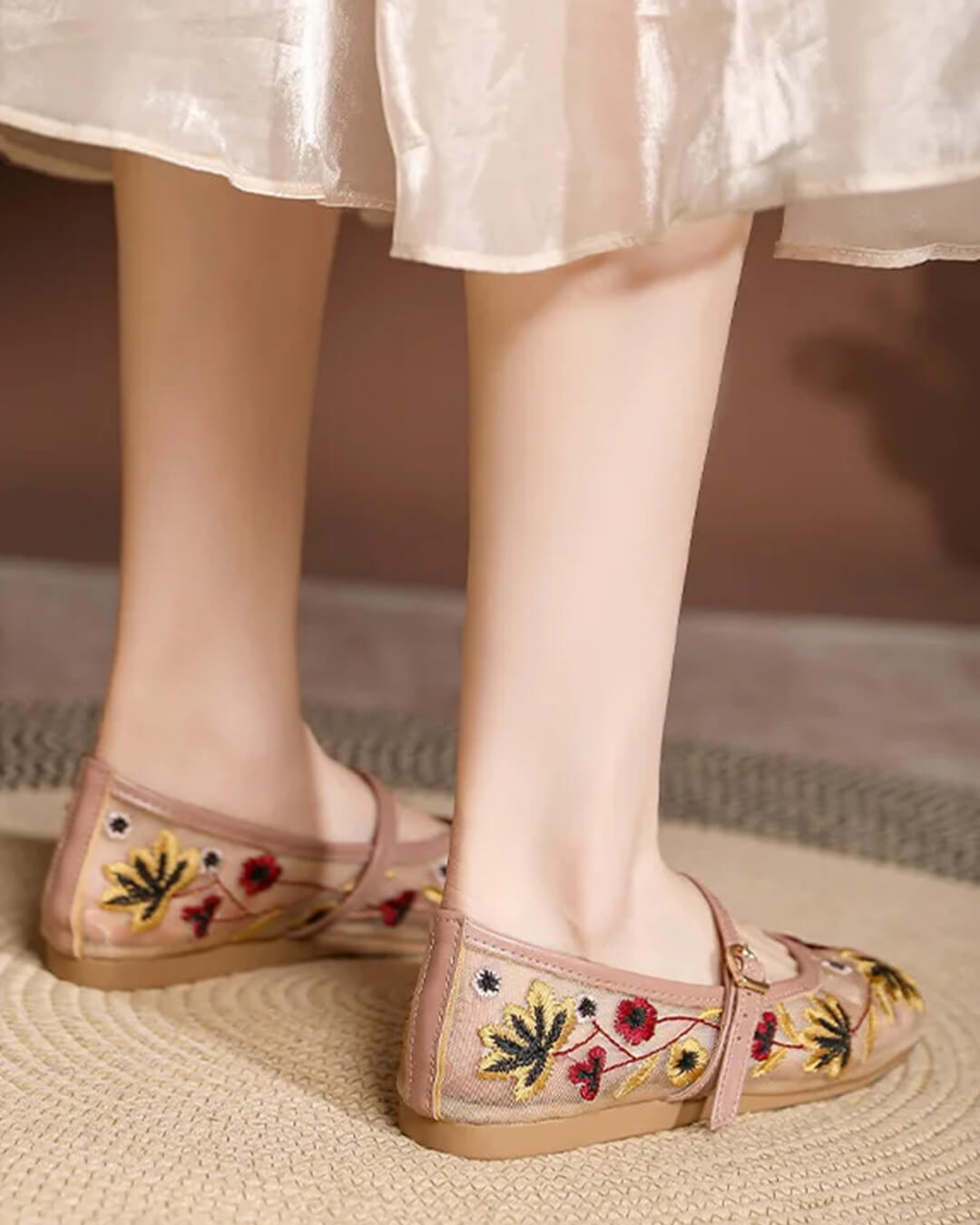 Ballerines Leah brodées