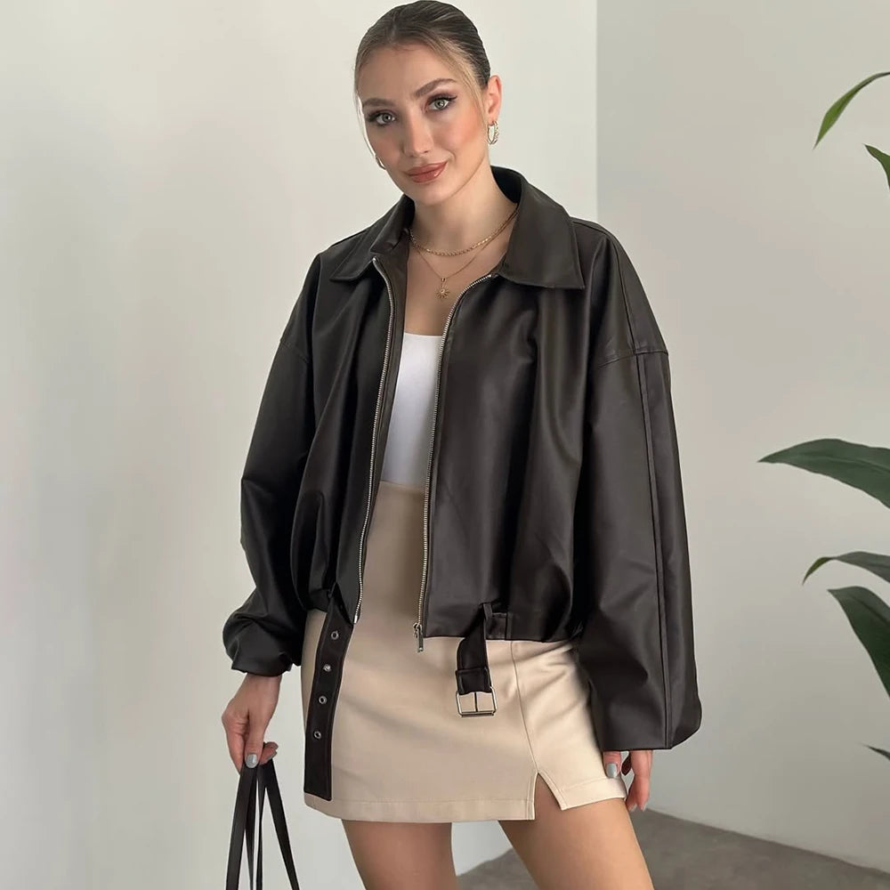 Veste en cuir