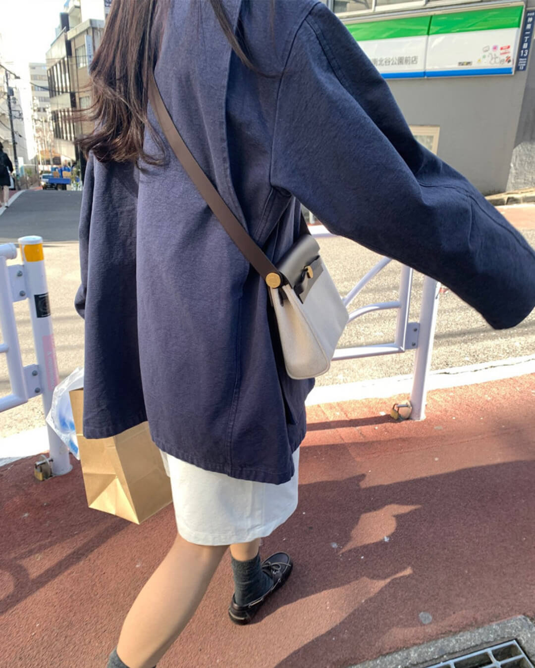 Veste utilitaire Lena à col contrastant