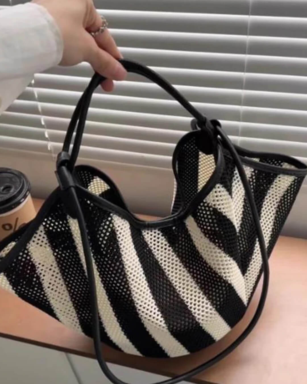 Sac bandoulière tressé Liam