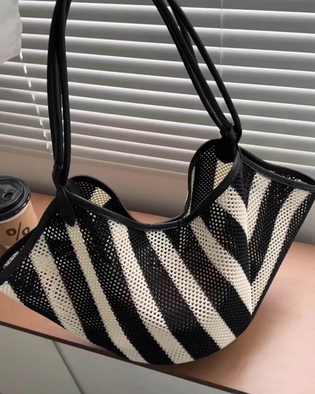 Sac bandoulière tressé Liam