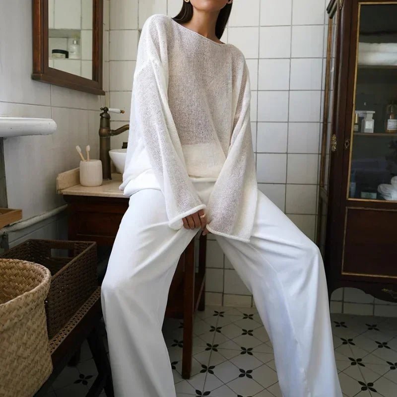 Pull ample transparent Lilian