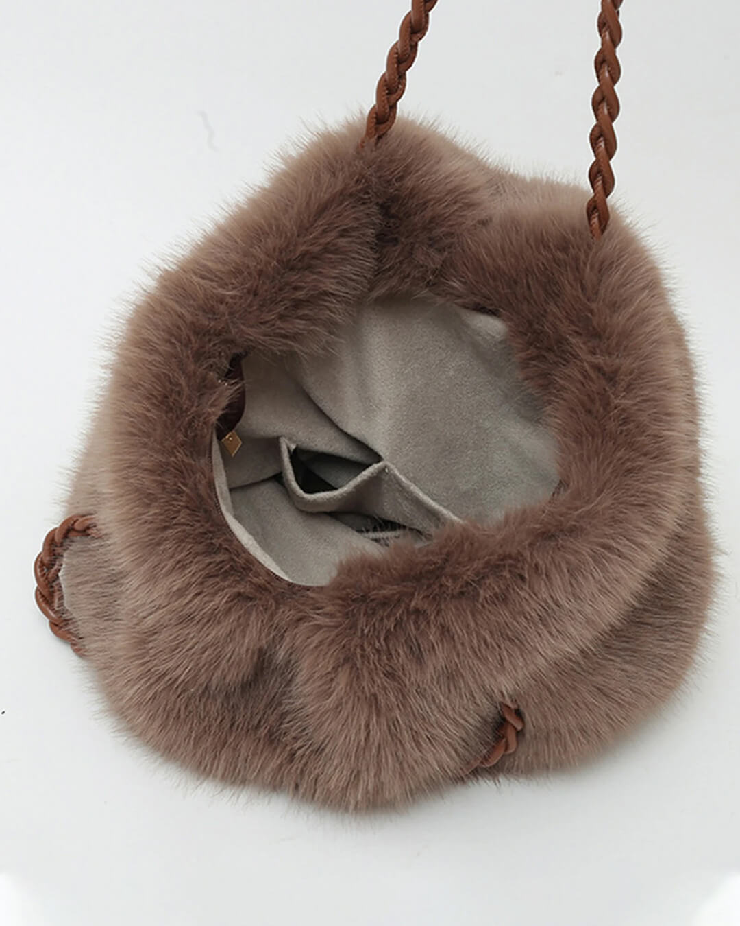 Sac cabas Loreen en fausse fourrure