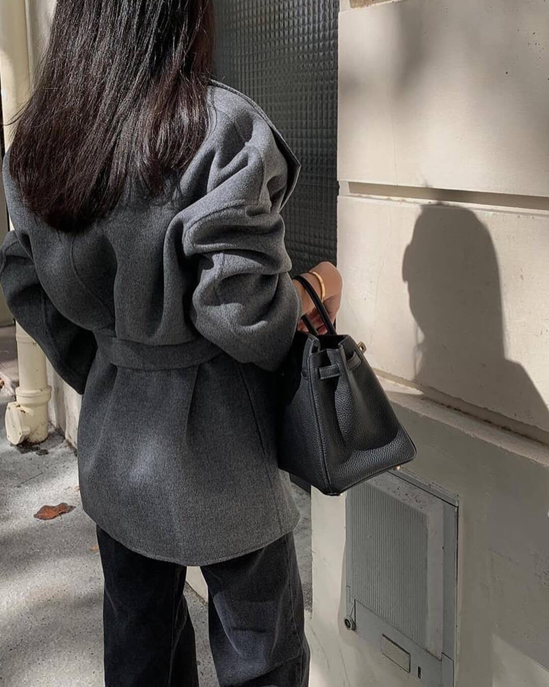 Manteau portefeuille ceinturé Lorelie