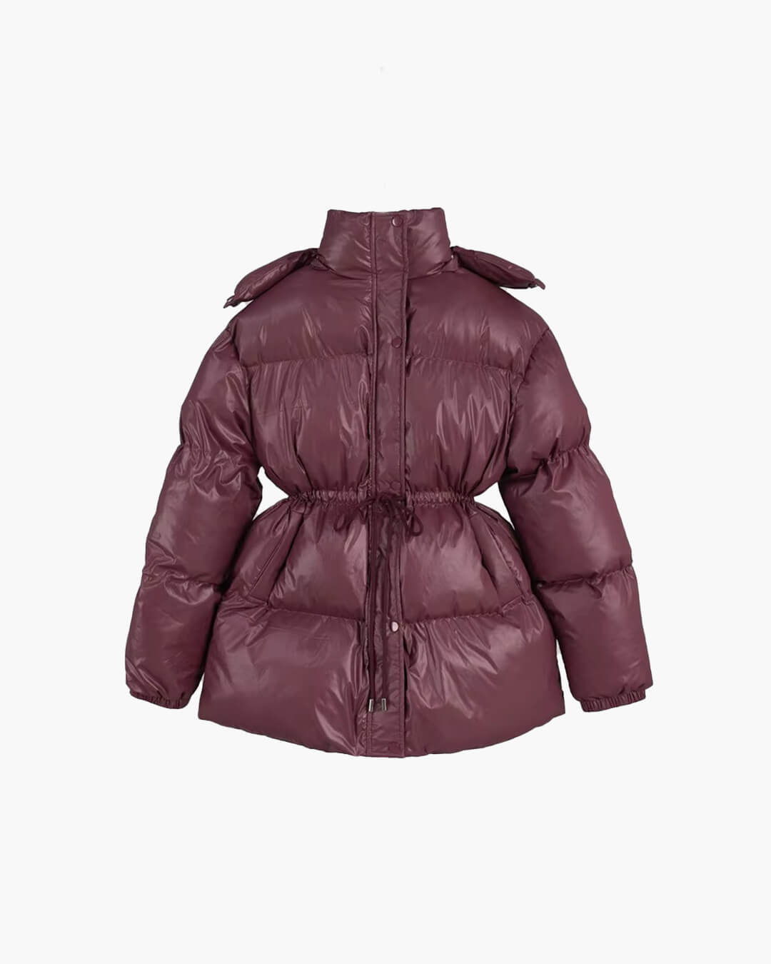 Manteau matelassé Lorie à capuche et cordon de serrage