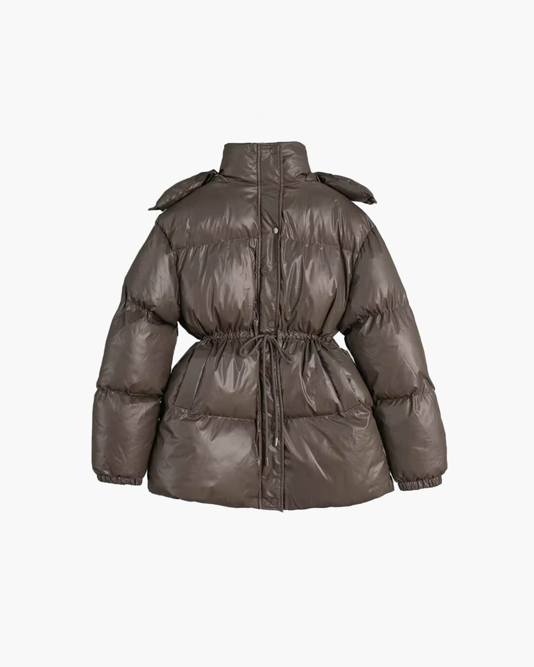 Manteau matelassé Lorie à capuche et cordon de serrage