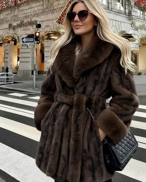 Manteau en fausse fourrure Louise