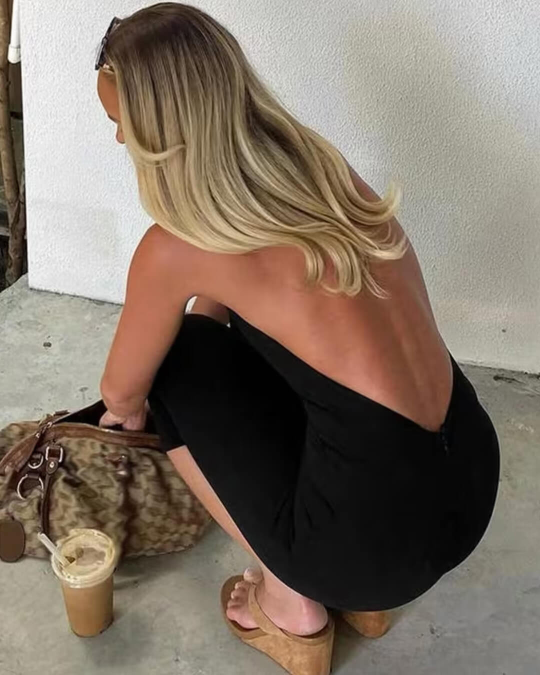 Combinaison Lucy dos nu à encolure dos nu