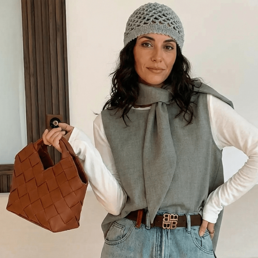 Sac cabas tressé Lucy
