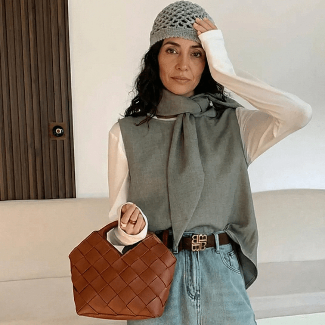 Sac cabas tressé Lucy
