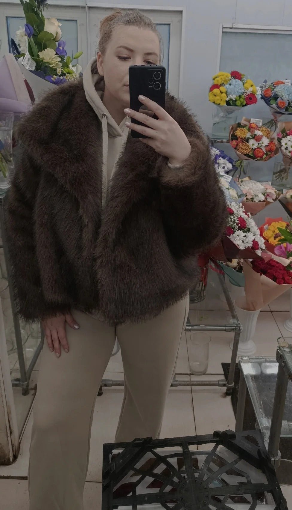 Veste en fausse fourrure Mandy