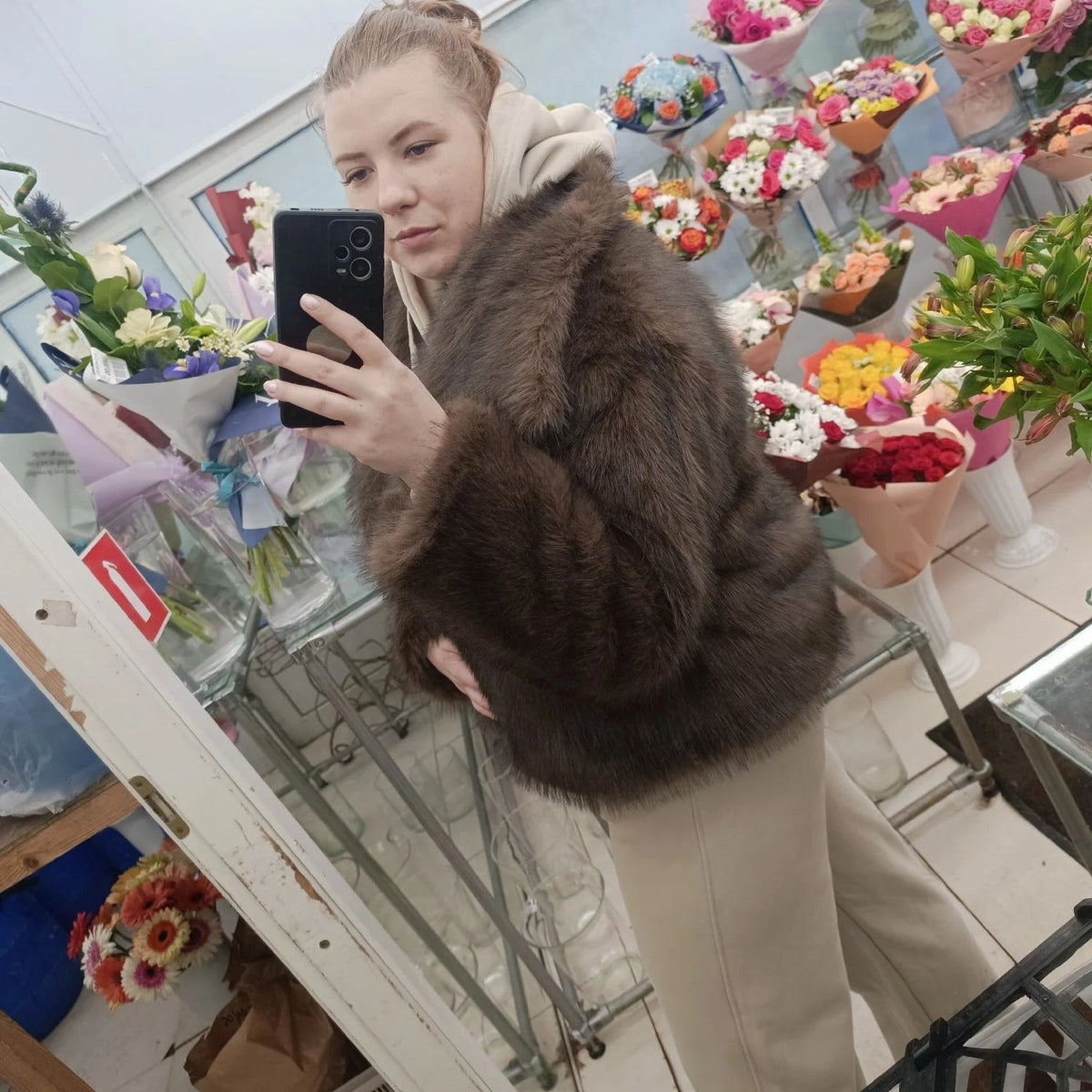 Veste en fausse fourrure Mandy