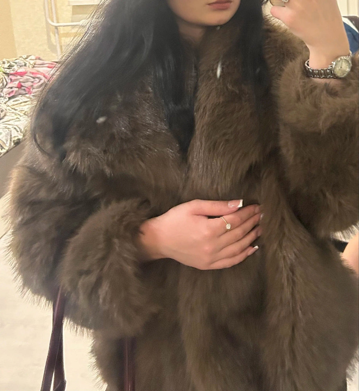 Veste en fausse fourrure Mandy