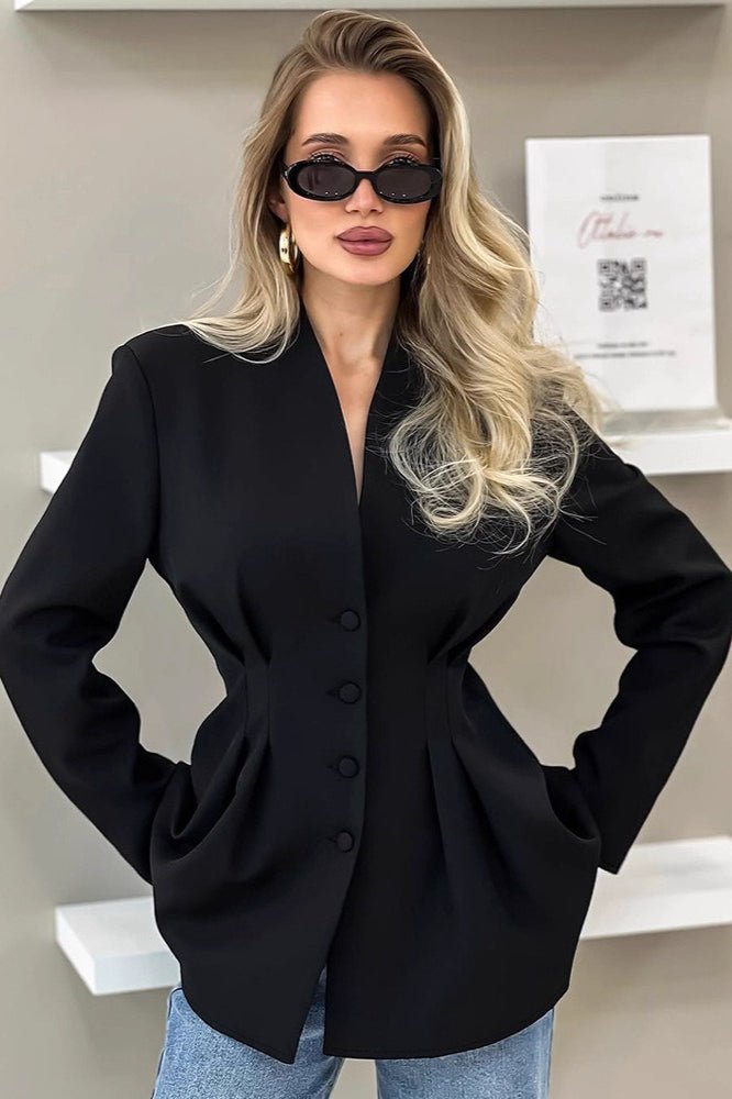 Blazer plissé Margarita