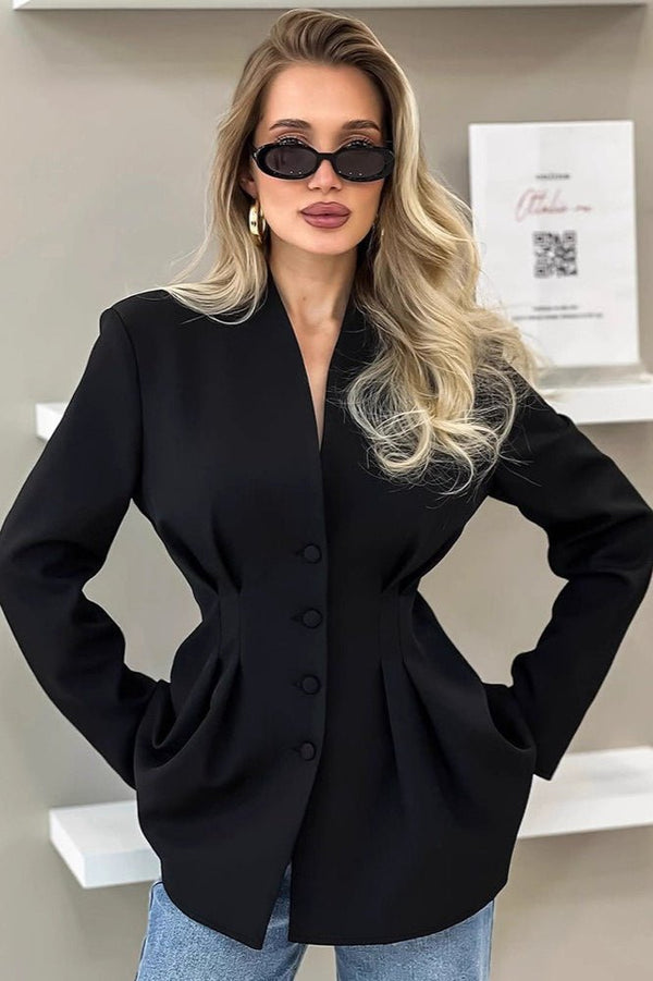 Blazer plissé Margarita
