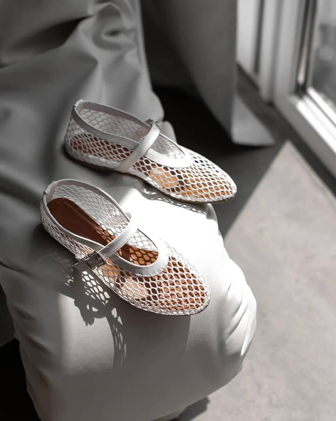Ballerines en mesh Margaux