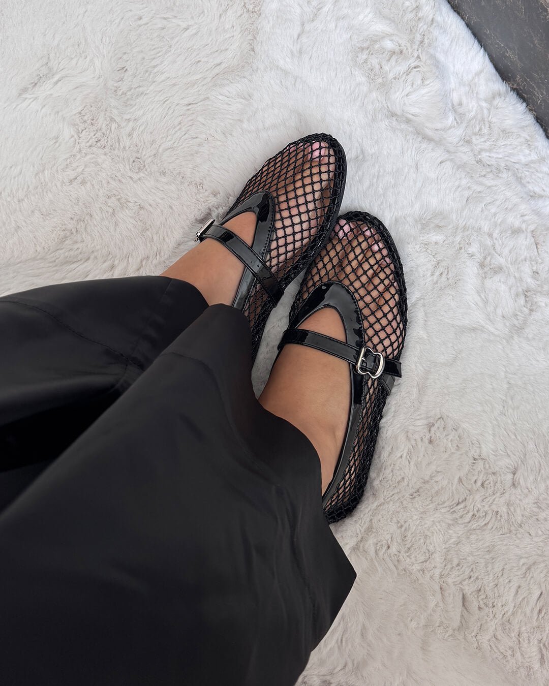Ballerines en mesh Margaux