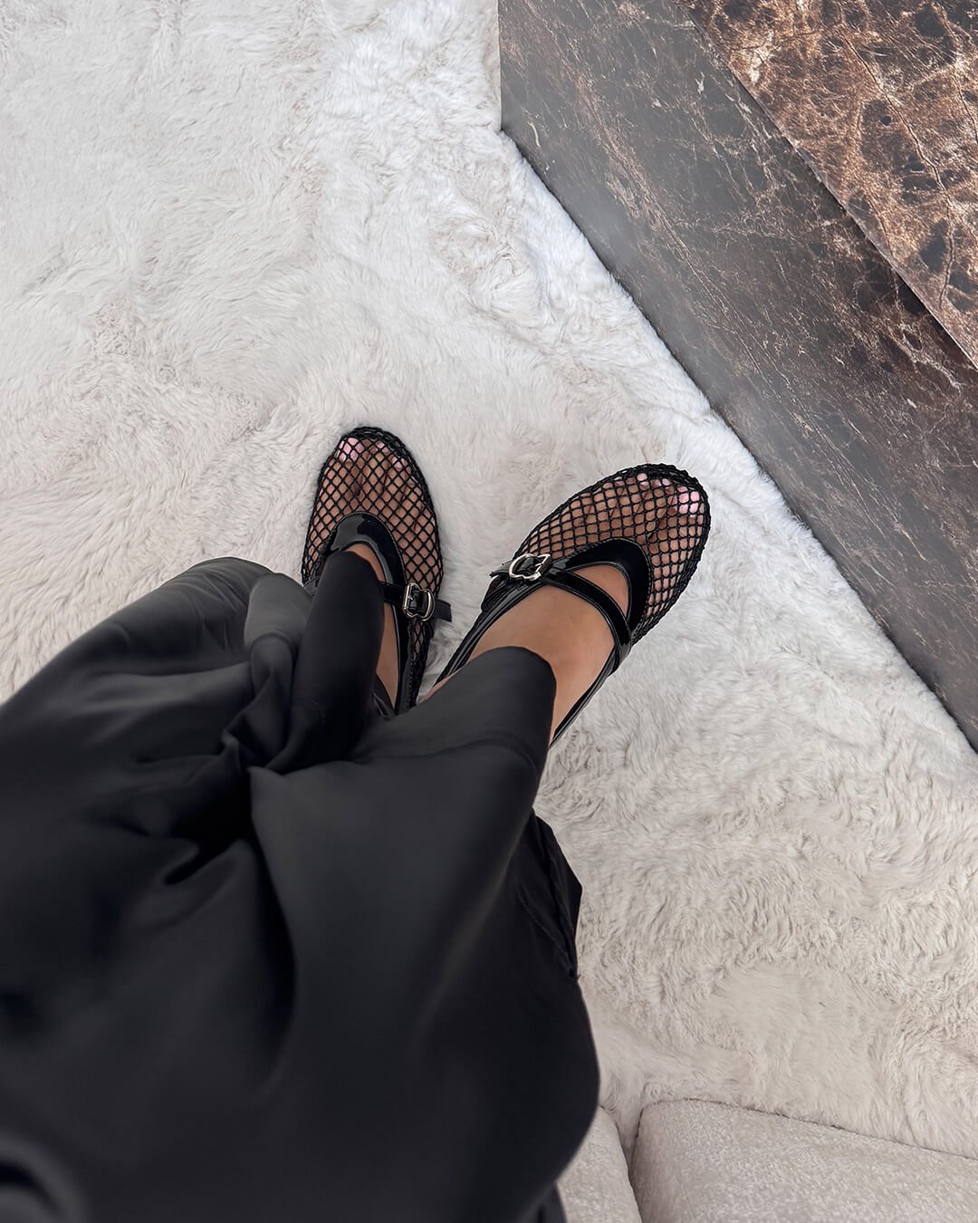 Ballerines en mesh Margaux