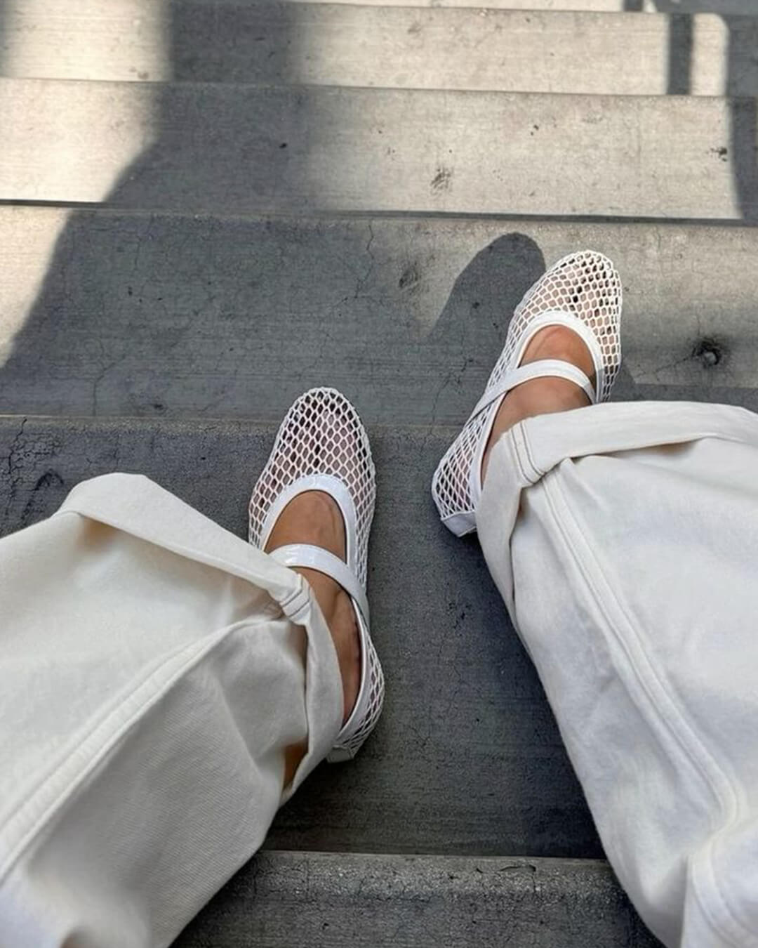 Ballerines en mesh Margaux